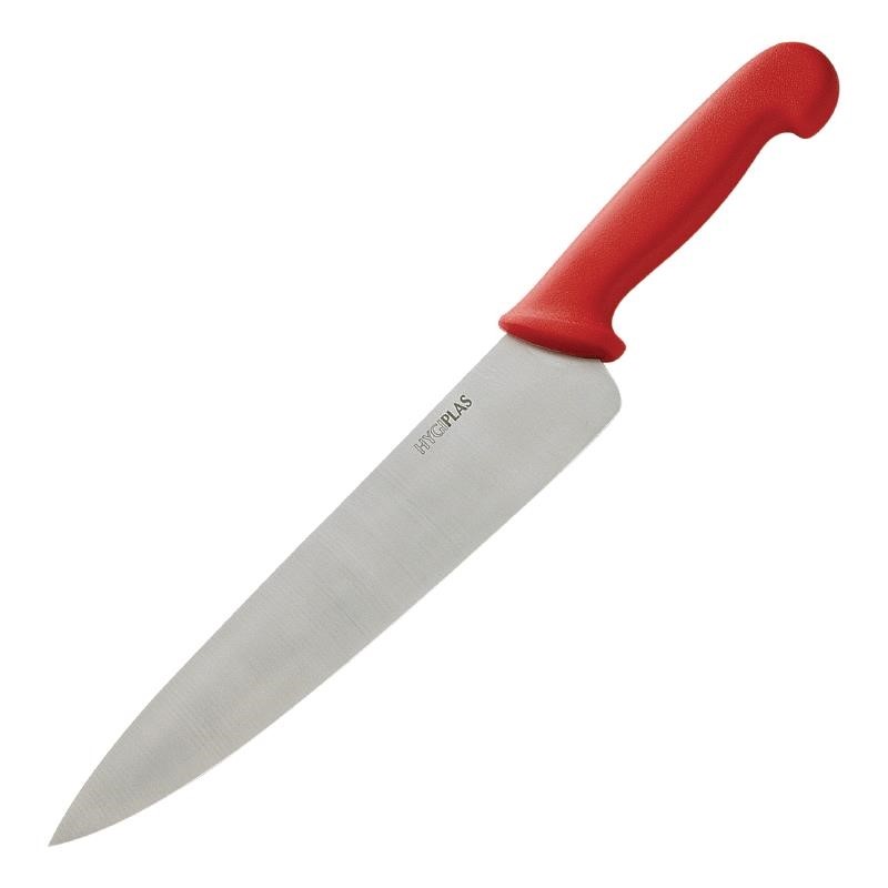 Couteau  de cuisinier Hygiplas rouge 25cm 